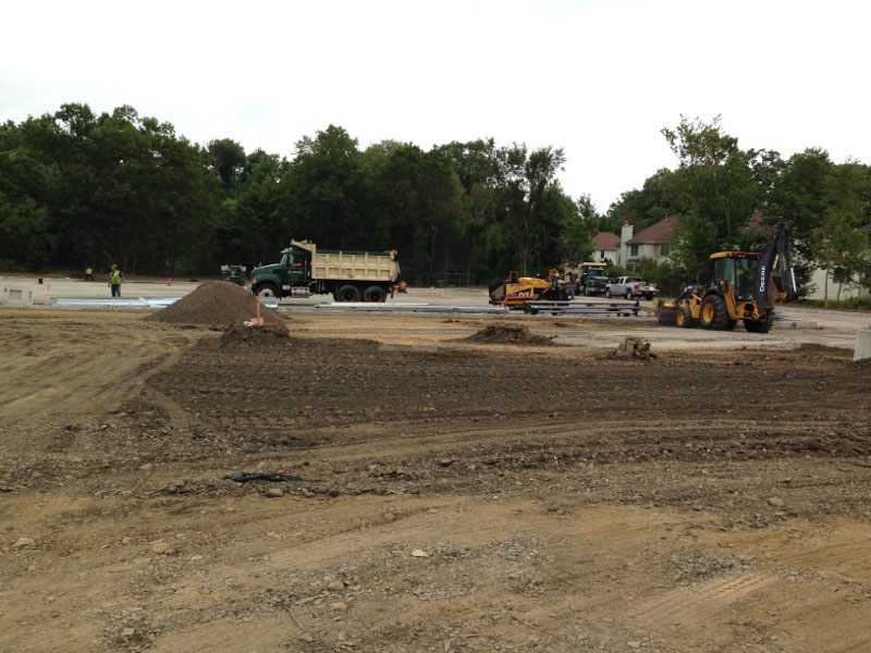 Ground-up commercial site work in Livingston, NJ